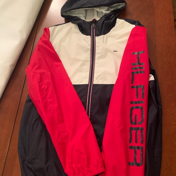 Tommy Hilfiger Hoodie Windbreaker Size Small. - Picture 4 of 9